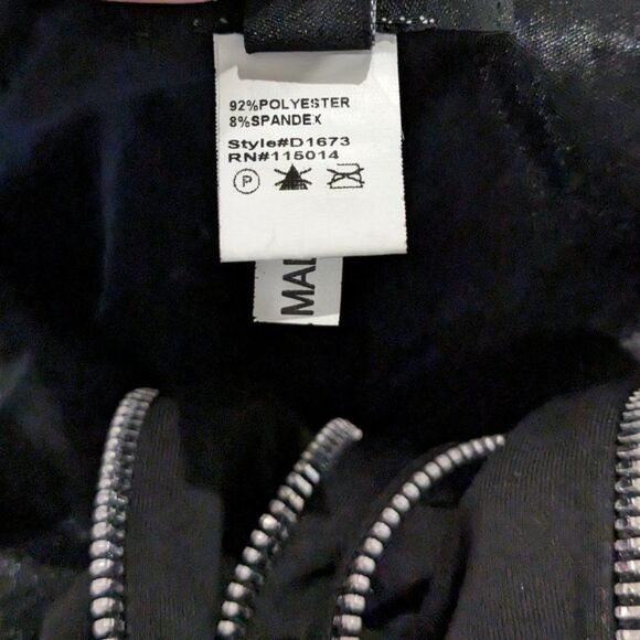 PARTY DRESS! Nikibiki Sexy LBD, Sleeveless Mini with Zipper Detail Size S - Picture 4 of 5